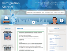 Tablet Screenshot of immigration-america.com